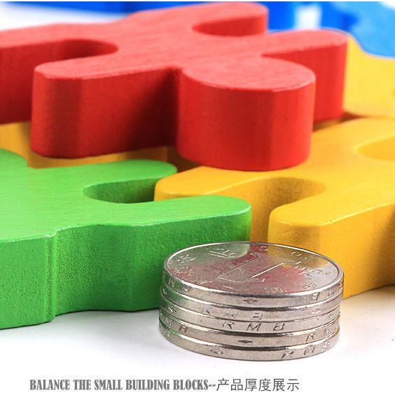 Children's Building Block Assembly Educational Toys Jenga Building Blocks Villain Balance Bricks Pro Kindergarten Small Class Board