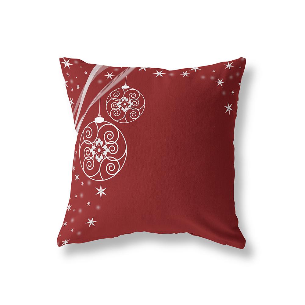 Red Christmas Decoration Pillowcase Bedroom Living Room Sofa Car Decoration Pillowcase Home Decor Printed Cushion Cover