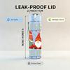 1PC Three Gnomes Merry Christmas Art 750ml Color Plastic Sports Water Bottle Leakproof Flip Straw Lid Suitable for Sports Office Home Use