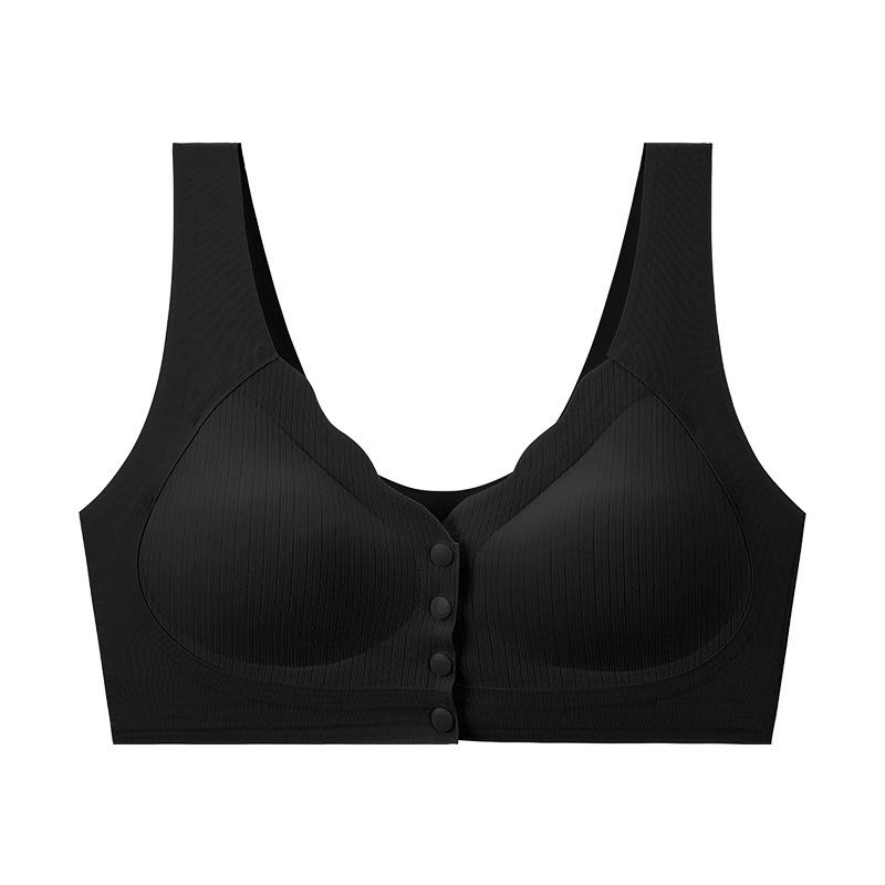 Front Closure Soft Support Lift Bra - Seamless Beautiful Back Vest for Summer