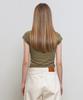 GENERALIDEA Daily Short Sleeve V-Neck T-Shirt [Khaki] / Gf1Lts513