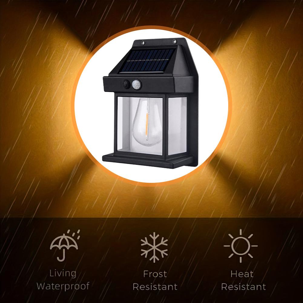 Outdoor Solar Lantern IP65 Waterproof Outdoor Wall Lamp Last Up To 8H Solar Lawn Light Solar Yard Lamp for Pathway Villa Outdoor