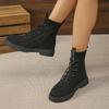 Fashion Women Boots Winter Autumn 2024 New Chunky Ankle Boots Women Fashion Outdoor Anti-slip Comfortable Shoes for Women Botas De Mujer