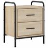 Nightstand Sonoma Oak 40 X 30 X 50 Cm Engineered Wood