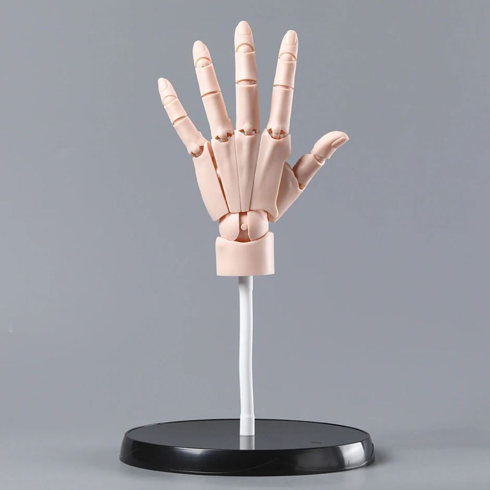 Flexible Articulated Hand Model Hand Finger Joint Figurine  Simulation Sketching Painting
