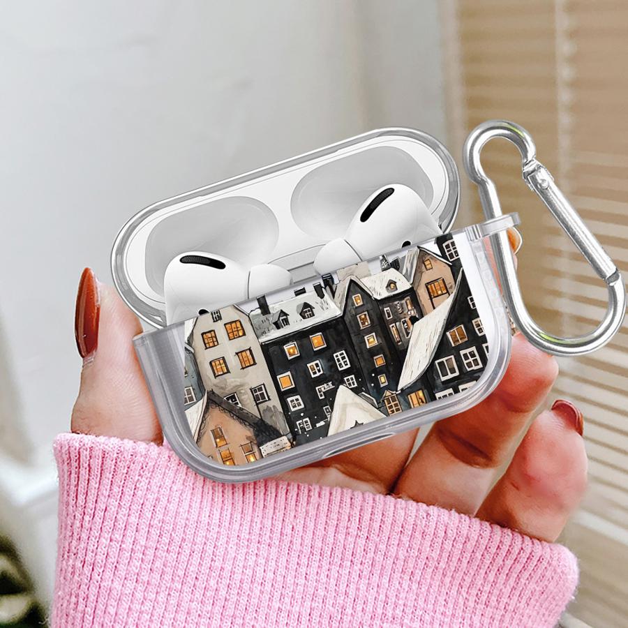 Case For Airpods Pro2 4 2 3 Pro3 1 Pro Clear Earphone Cases Cover Christmas Santa Claus