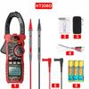 Multimeter Clamp Meter Lcd Display Led Flashlight Batteries Case Accessories