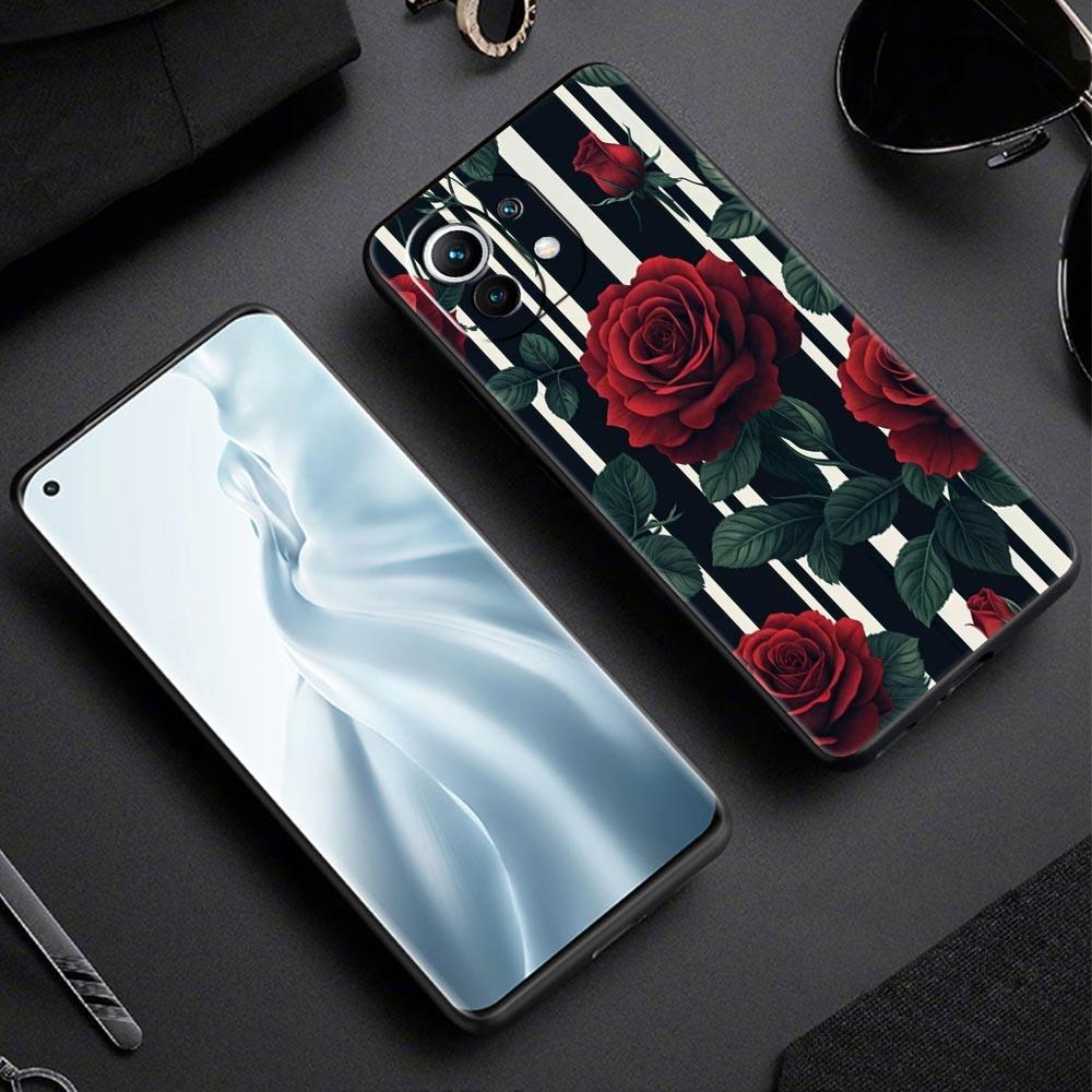 Oil Painting Flowers Pattern Design Phone Case Cover for Xiaomi Mi 17 15 14 13 12 11 Ultra 15T 14T 13T 12T 11T Pro Lite Soft TPU