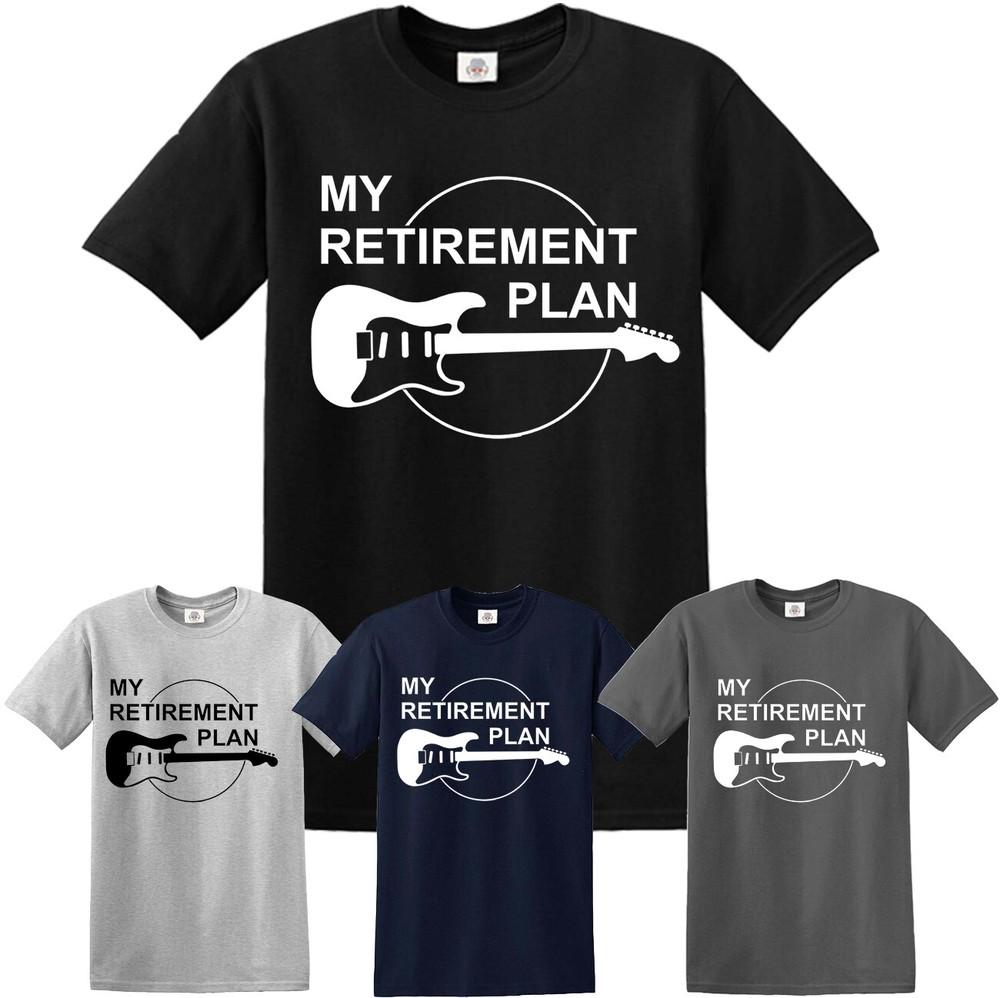 

My Pension Plan Guitar TShirt Funny Music Humor Mens Womens Joke Top Unisex T-Shirt S