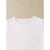 Children Crew Neck Short Sleeve T-Shirt with Colorful COOL COUSINS SLUB Letter Print