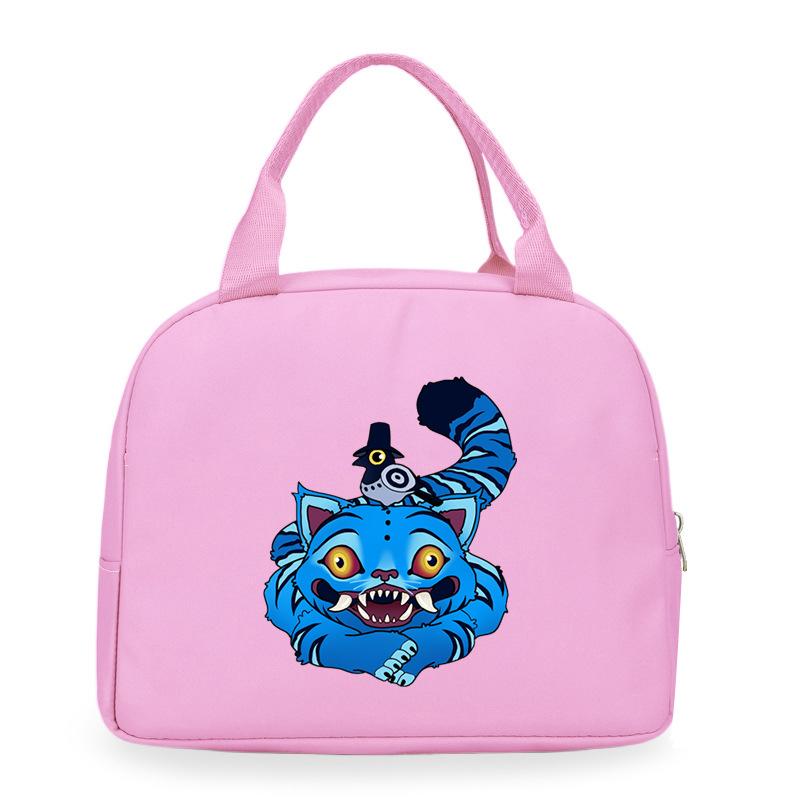 Cartoon Animation Academy Meal Bag Student Thermal Insulation Lunch Box Bag Office Workers Handheld Bento Bag