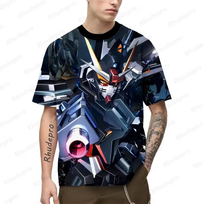 Trend Tee Shirt Men T-shirt Short Cosplay Tops Oversized Clothing T-shirts Hip Hop Y2k