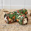 Warm Guinea Pig Tunnel House 3 Holes Pet Collapsible Tube Toy  Habitat Resting