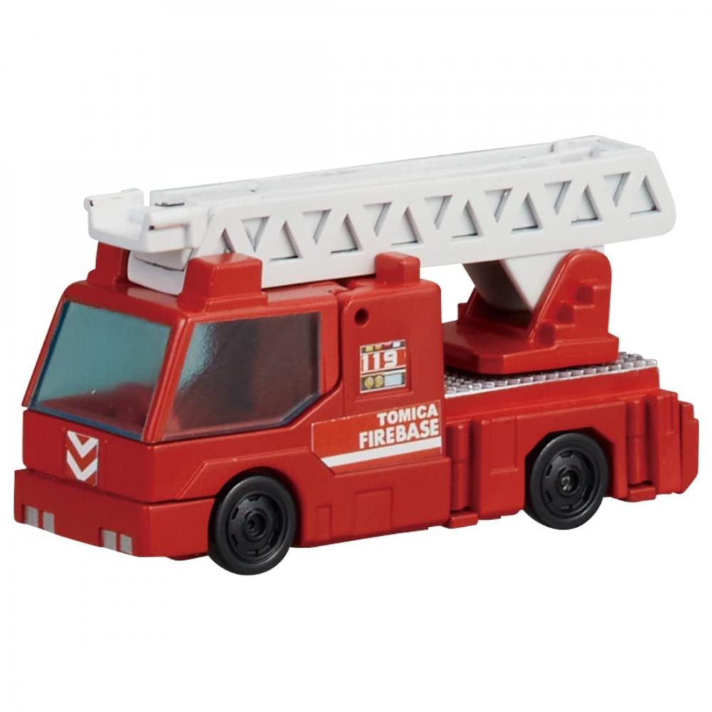 TAKARA TOMY "Tomica Tomica Town Dispatch Fire Extinguishing Rescue Base" Mini Car Car Toy 3 Years Old and Up Toy Safety Standards Passed ST Mark Certi
