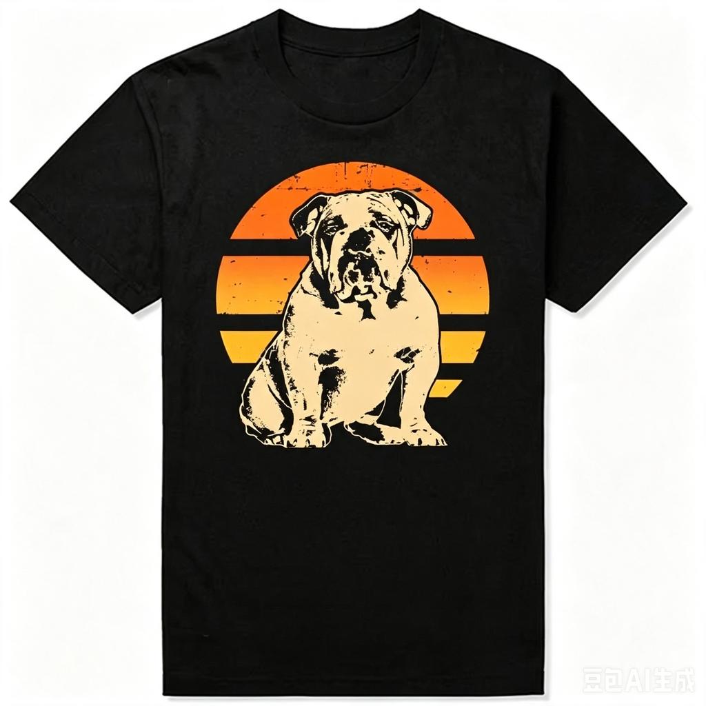 2026 Hot English Bulldog Yoga Puppy Poses Oneck T Shirt Dog Lovers Black Graphic Cotton Streetwear Short Sle