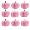 3Pcs Velvety Pumpkin Decoration Artificial Pumpkins For Halloween Christmas Thanksgiving Indoor and Outdoor Decoration