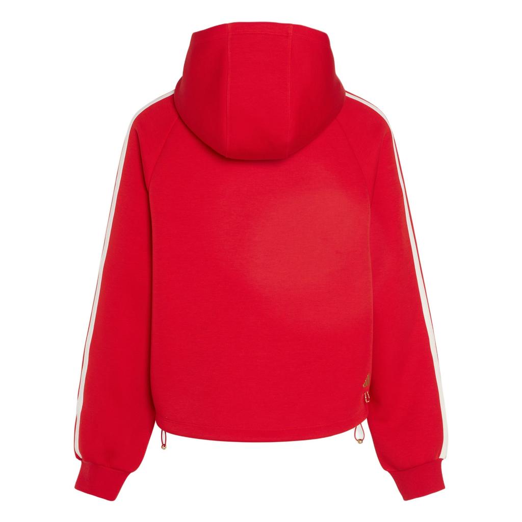 adidas Women NYR Hoody Sweat Regular Fit Hooded Pullover CNY Red White KH2694