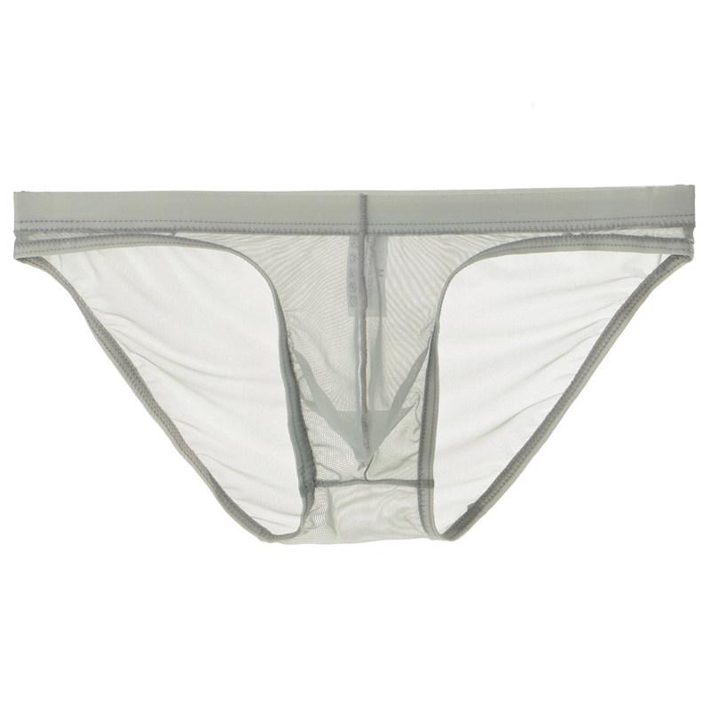 Youye Men's Transparent Mesh Triangle Briefs - Sexy, Breathable, Close-Fitting Underwear for Young Men