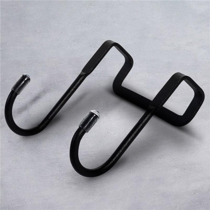 

6 Hooks Home Door Rear Hook Clothes Hat Towel Keys Hanger Bathroom Kitchen Accessories Holder Organizer Rack Wall Mounted