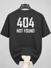 Schwarzes T-Shirt mit Aufdruck