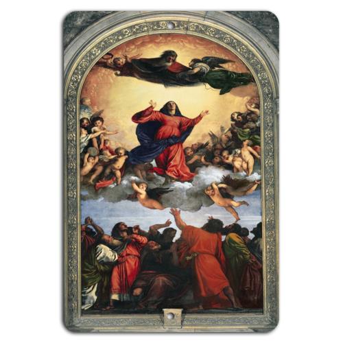 Ascension of the Virgin A Masterpiece in MotionAluminumtin sign 20x30cm(7.8x11.8inch)