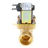 F26C AC220V DC12V 24V DN15 G3/4" Brass Electric Solenoid Valve Normally Closed Water Inlet Switch For Solar Water Heaters