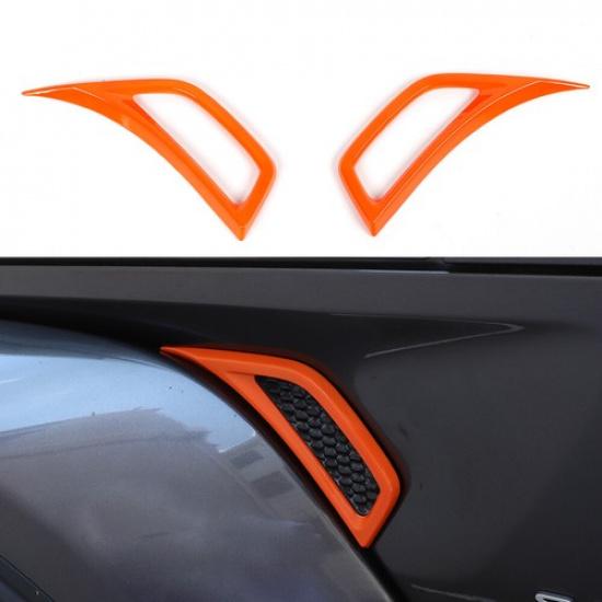 Orange Full Set Center Console Cover Trim Set For Jeep Wrangler JL Gladiator 18+