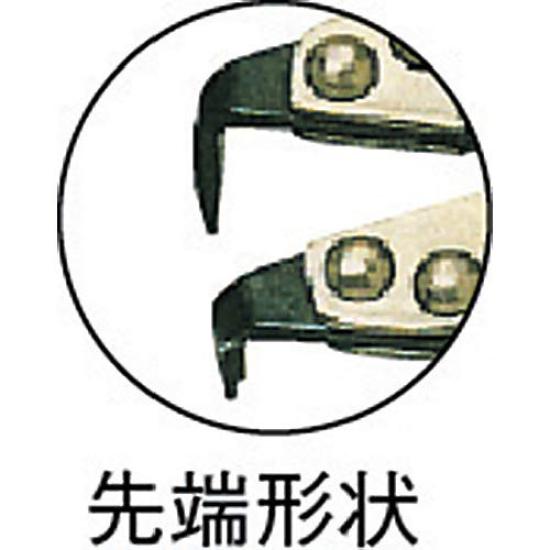 Super snap ring curved jaws for ring use range pliers, holes, 40~100MM