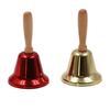 Hand Bell Iron Art Wooden Handle Bell Festival Decoration Hand Held Ringing Bell Christmas Party Service Bell Party Supplies