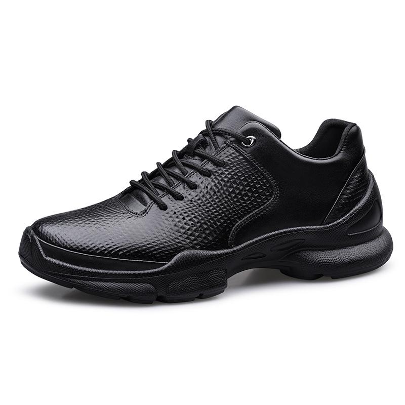 Spring/Summer New Arrival Men s Genuine Leather Outdoor Running Shoes - Wear-Resistant, Shock Absorbing, Internet Celebrity Favorite 41