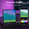 Smart Dynamic Pixel Screen Desktop Decorative Light Bedside Night Light with 4096 LEDs and 16 Million RGB Color Options