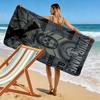 Name Custom Ghost COD Print Beach Towel, Large Soft Quick Dry Towel for Beach Camping Swimming