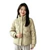 Down jacket women's white new autumn and winter Korean version short white duck down women's large size