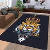 King Tiger Crown Design Designed floor mat, suitable as a non-slip mat for the living room or bedroom sofa