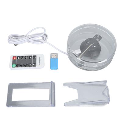 WiFi 3D Holographic Fan 11cm Naked Eye 3D Holographic Projector 3D Advertising Machine with LED