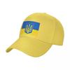 UKRAINIAN FLAG and COAT OF ARMS Baseball Cap Military Cap Man New Hat Golf Cap Hat Luxury Brand Womens Beach Outlet Mens