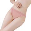 Lace Edge Transparent Low Waist Sweet Women's Thong Mesh Thin Section Breathable Sexy Ladies Panties