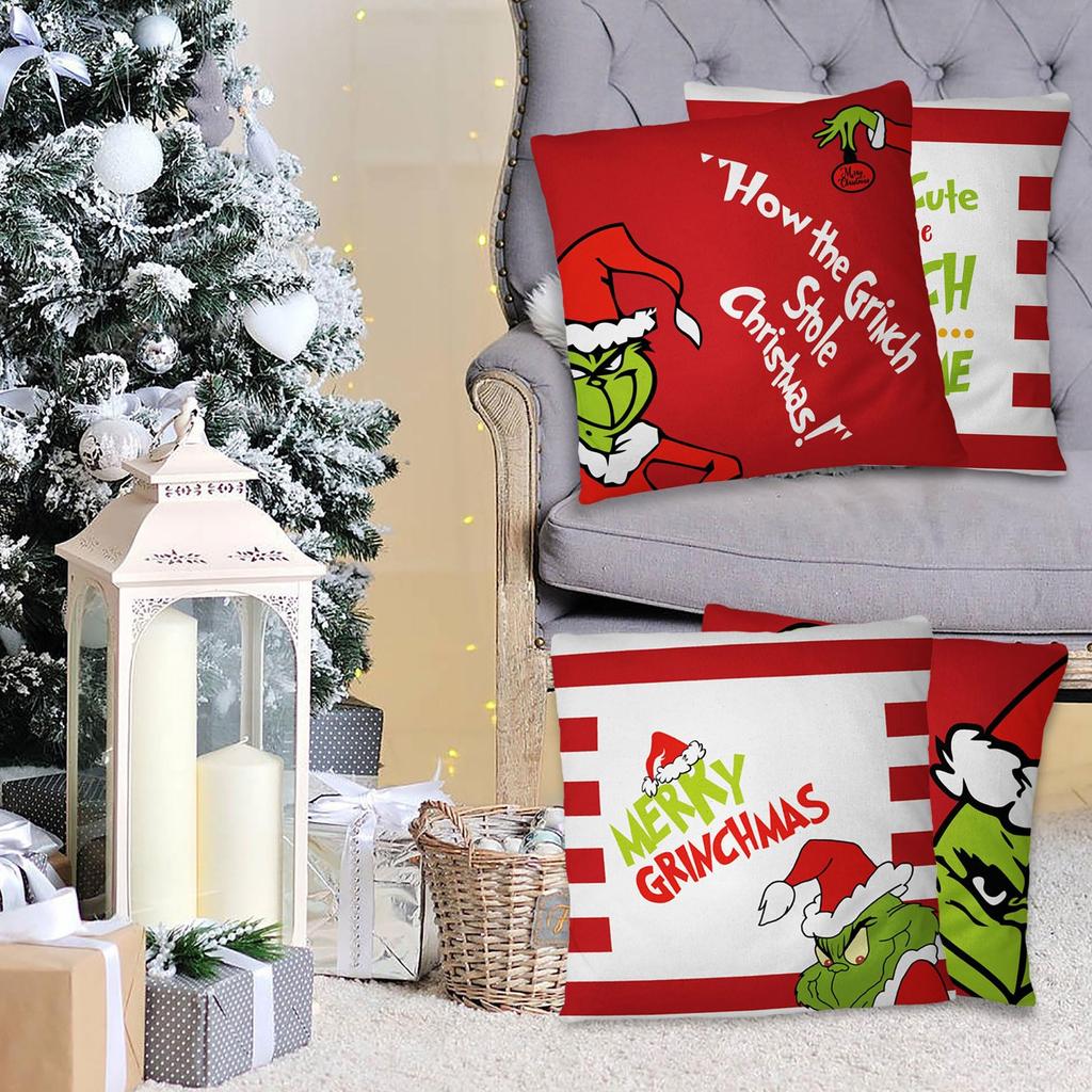 Merry Christmas, Throw Pillow Cover, 18 X 18 Inch, Winter Holiday, Cushion Cover Sofa Decoration, Christmas Decoration