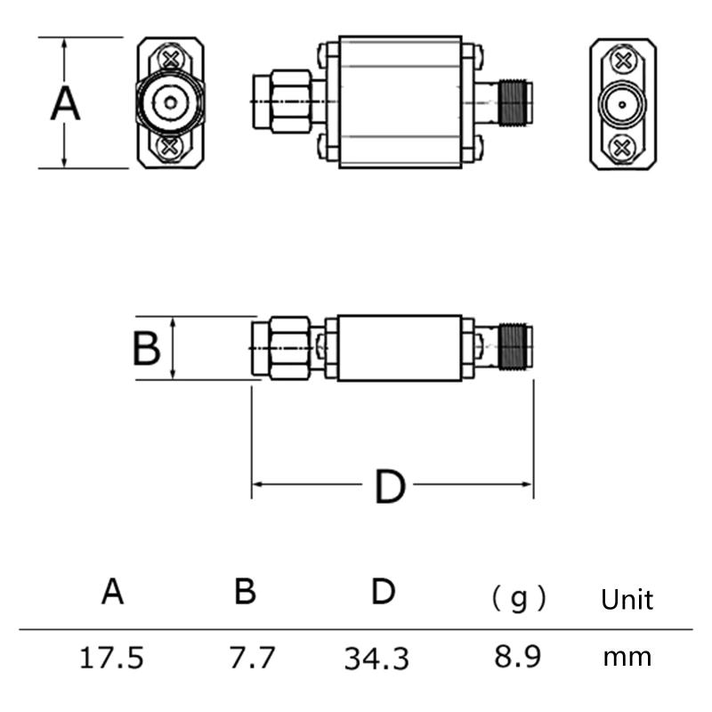 1090MHz Center Frequency Band-Pass Filter Bandpass Filter 3 dB Bandwidth 1090mhz Effectively Filters ADS-B Receiver