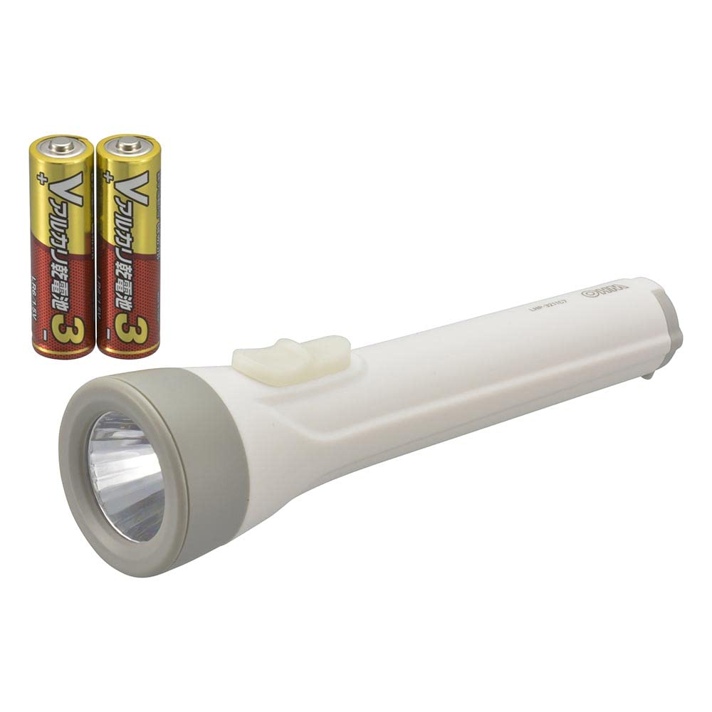 OHM Electric LED Emergency 110 Includes 2 x AA Flashlight, Light, Lumens, Batteries, LHP-3211C7 08-0922