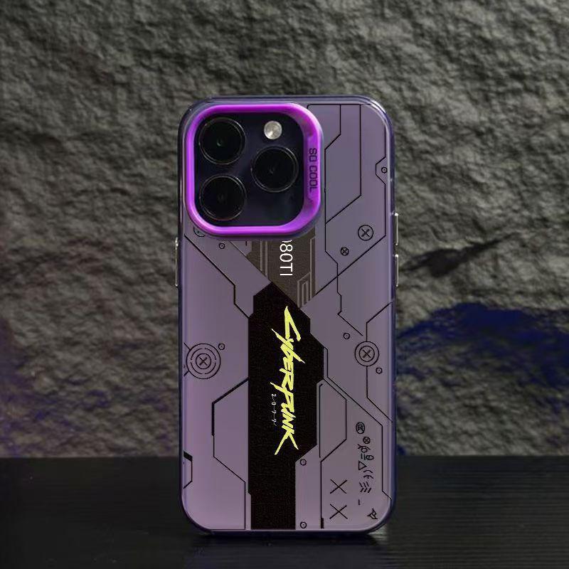 Cyberpunk iPhone Hülle für Apple 13-17 Pro/Pro Max: Trendiges und kreatives Design