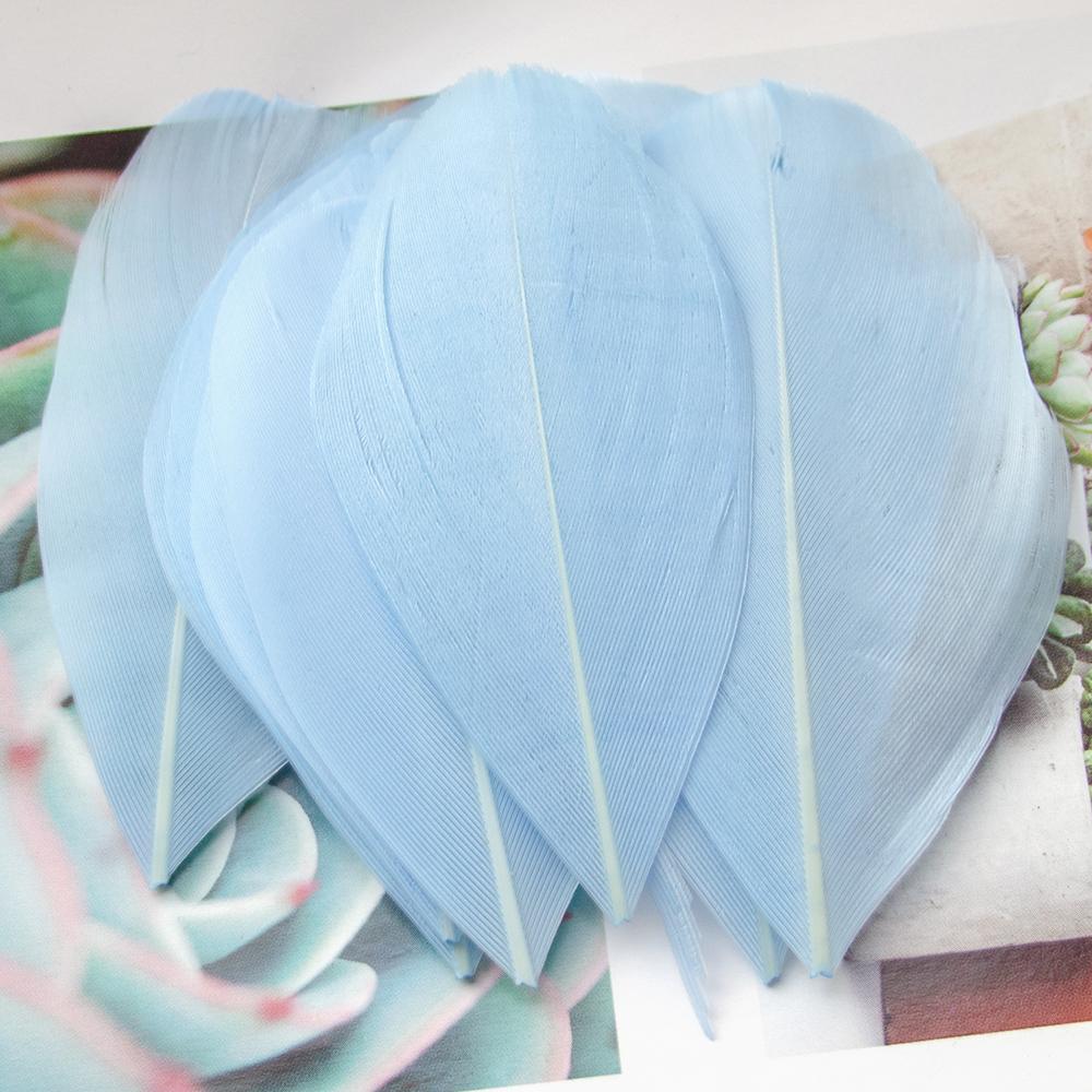 Nature Goose Feathers For Jewelry Making Decoration White Swan Needlework Wedding Handicraft Accessories Crafts 5-8Cm