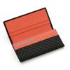 [Inden-ya] Inden HISOCA Hisoka Traditional Craft Koshu Inden Deerskin Lacquer Original Brand Wallet Black with Black Lacquer and Shippo Pattern