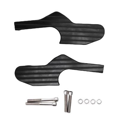 Extensions Repose-pieds Passager Côté Gauche Droit Alliage d'Aluminium Noir Moto Repose-pieds Étendu Remplacement pour GT GTS