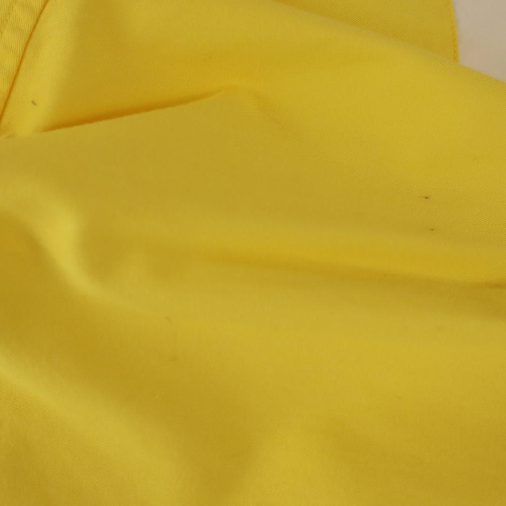 Supreme 14SS Long Sleeve Two-tone Color Cotton Shirt S Yellow Men's Used