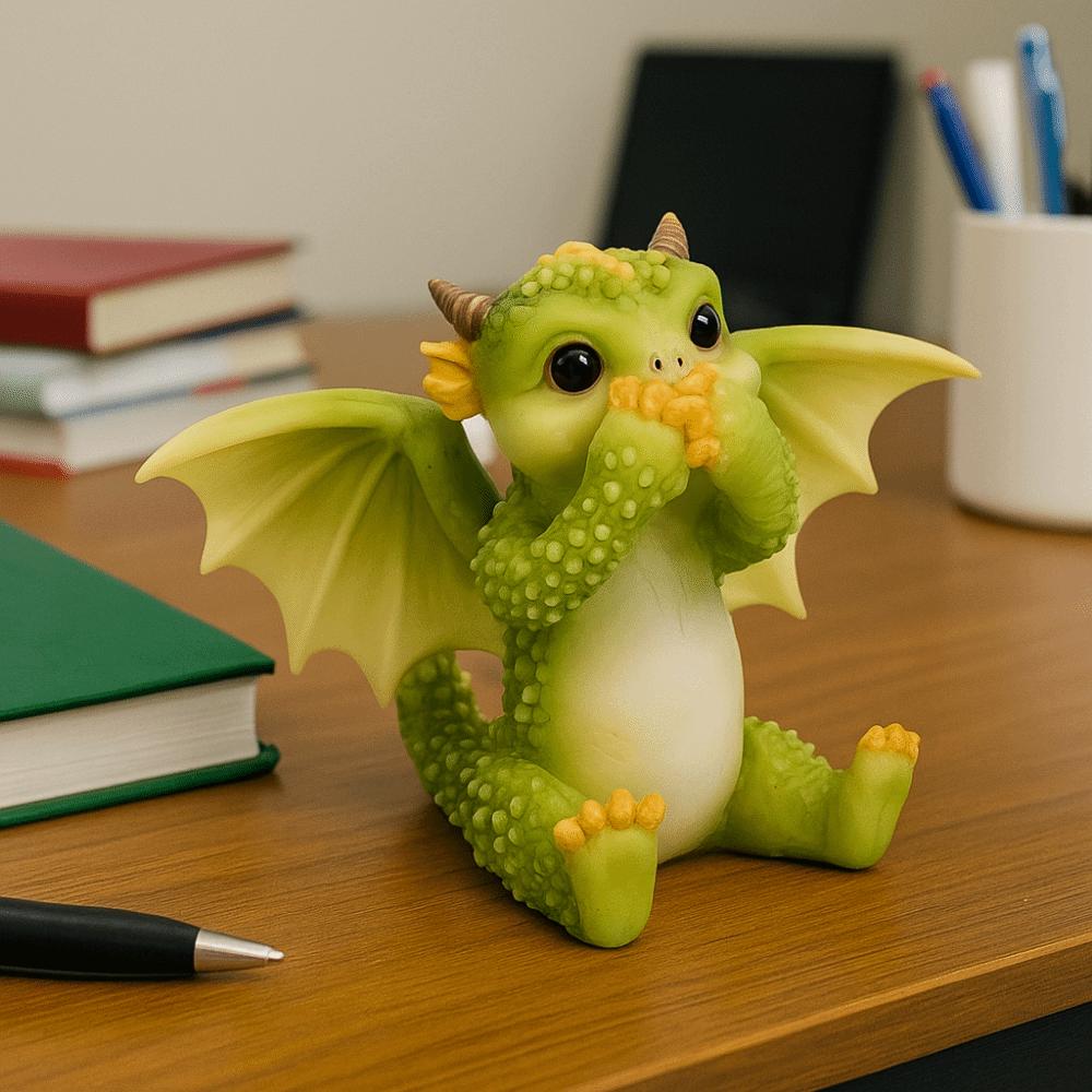 Handicraft Dragon Resin Sculpture Waterproof Dinosaur Models  Garden Succulents Crafts