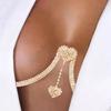 Heart Bra Chest Chain Flower Breast Chain Luxury Chest Support Body Chain Hipster