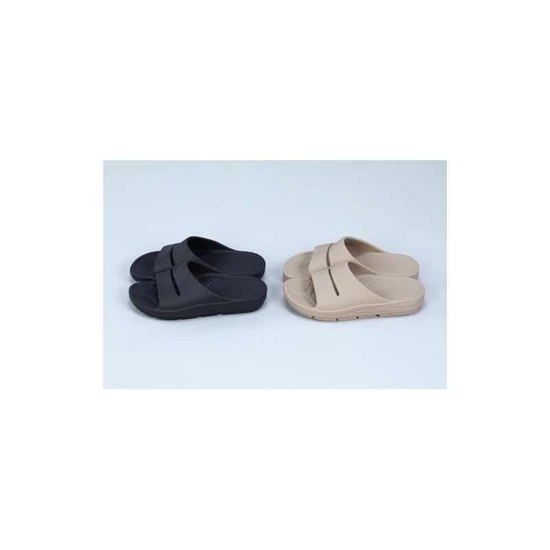 [Pansy] F902 Sandals, Recovery Sandals, Unisex, Washable, Size M, Black