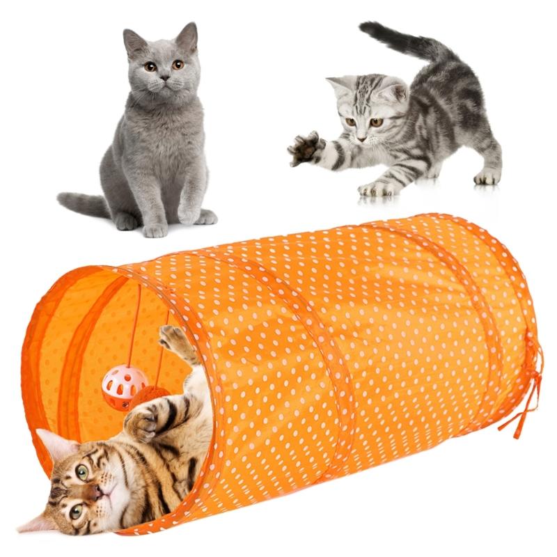 Cat Tunnel Toy Kitten Tunnel Toy Cat Tunnel Tube Cat Scratch Toy For Indoor Cats Cat Interactive Toy For Boredom