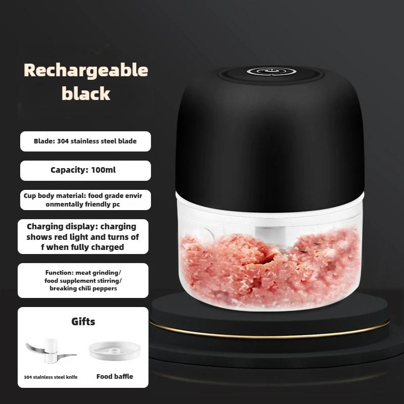 Elektryczna praska do czosnku Maszynka do czosnku bezprzewodowa Artefakt Mini krajalnica do czosnku